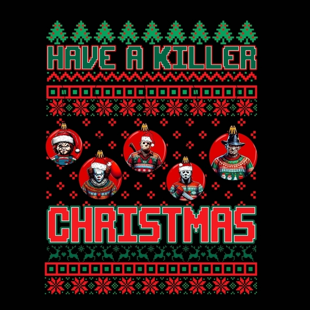Horror movie Christmas shirts